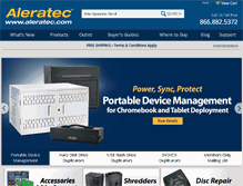 Tablet Screenshot of aleratec.com